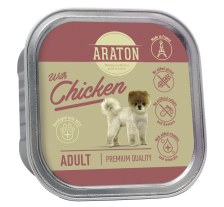 Влажный корм для взрослых собак с курицей ARATON Adult with chicken, 150 г
