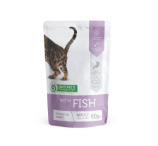 Вологий корм для дорослих котів з чутливим травленням з рибою Nature's Protection Intestinal health with Fish 100 г