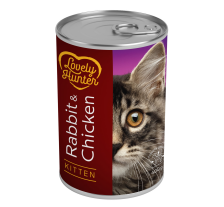 Влажный корм для котят с кроликом и курицей Lovely Hunter Kitten Rabbit and Chicken 400 г Влажный корм для котят с кроликом и курицей Lovely Hunter Kitten Rabbit and Chicken 400 г