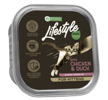 Влажный корм для котят с курицей и уткой Nature's Protection Lifestyle Kitten with chicken and duck, 85 г Влажный корм для котят с курицей и уткой Nature's Protection Lifestyle Kitten with chicken and duck, 85 г