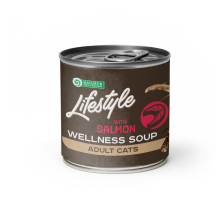 Суп для стерилизованных кошек с лососем NP Lifestyle Sterilised Salmon, 140мл Суп для стерилизованных кошек с лососем NP Lifestyle Sterilised Salmon, 140мл