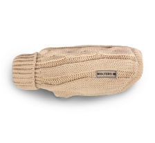В'язаний светр для собаки Wolters Cable Knit з візерунком коси 30 см Бежевий