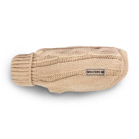 В&#039;язаний светр для собаки Wolters Cable Knit з візерунком коси 45 см Бежевий - фото 1
