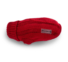 В'язаний светр для собаки Wolters Cable Knit з візерунком коси 30 см Червоний
