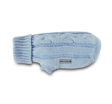 В'язаний светр для собаки Wolters Cable Knit з візерунком коси 40 см Синій