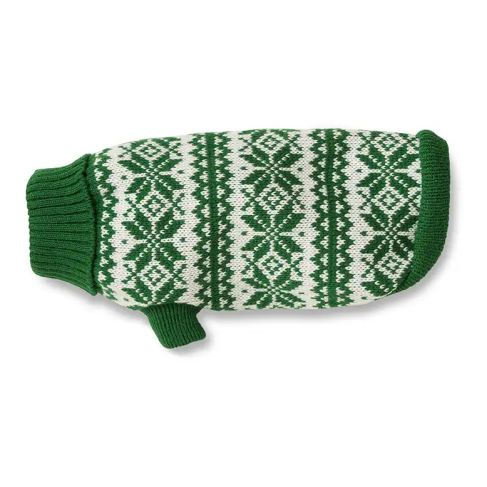 Вязаный свитер для собаки Wolters Thore 40 см Зеленый - фото 1