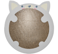 Дряпка Trixie картонная в форме хомяка с кошачьей мятой для котят 31х2,5х32,5 см светло-серая Дряпка Trixie картонная в форме хомяка с кошачьей мятой для котят 31х2,5х32,5 см светло-серая