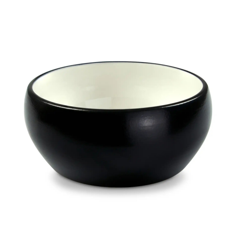 Керамическая миска для собак Wolters Diner Color L 1,30 л Белый/Черный - фото 1