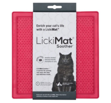 Лизательный коврик антистресс для котов LickiMat Soother Pink Cat, мягкая основа Лизательный коврик антистресс для котов LickiMat Soother Pink Cat, мягкая основа
