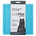 Лизальний килимок антистрес для котів LickiMat Soother Turquoise Cat, м&#039;яка основа - фото 1