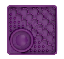 Лизательный коврик антистресс для котят LickiMat Kitty Purple