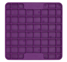 Лизательный коврик антистресс для маленьких собак собак LickiMat Mini Playdate Purple, мягкая основа Лизательный коврик антистресс для маленьких собак собак LickiMat Mini Playdate Purple, мягкая основа