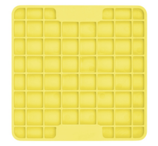 Лизательный коврик антистресс для маленьких собак собак LickiMat Mini Playdate Yellow, мягкая основа Лизательный коврик антистресс для маленьких собак собак LickiMat Mini Playdate Yellow, мягкая основа