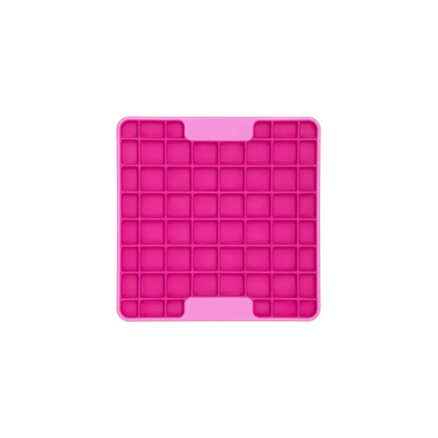 Лизательный коврик антистресс для маленьких собак собак LickiMat Mini Tuff Playdate Pink, тверда основа - фото 2