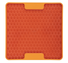 Лизательный коврик антистресс для маленьких собак собак LickiMat Mini Tuff Soother Orange, тверда основа Лизательный коврик антистресс для маленьких собак собак LickiMat Mini Tuff Soother Orange, тверда основа