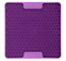 Лизательный коврик антистресс для маленьких собак собак LickiMat Mini Tuff Soother Purple, тверда основа Лизательный коврик антистресс для маленьких собак собак LickiMat Mini Tuff Soother Purple, тверда основа