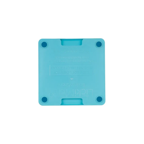 Лизательный коврик антистресс для маленьких собак собак LickiMat Mini Tuff Soother Turquoise, тверда основа - фото 3