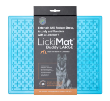 Лизальний килимок антистрес для собак LickiMat Buddy X Large Turquoise, м'яка основа Лизальний килимок антистрес для собак LickiMat Buddy X Large Turquoise, м'яка основа