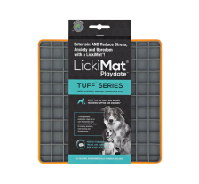 Лизальний килимок антистрес для собак LickiMat Playdate Tuff Orange, тверда основа Лизальний килимок антистрес для собак LickiMat Playdate Tuff Orange, тверда основа