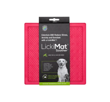 Лизательный коврик антистресс для собак LickiMat Soother Pink, мягкая основа Лизательный коврик антистресс для собак LickiMat Soother Pink, мягкая основа