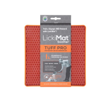 Лизальний килимок антистрес для собак LickiMat Soother PRO Tuff Orange тверда основа Лизальний килимок антистрес для собак LickiMat Soother PRO Tuff Orange тверда основа