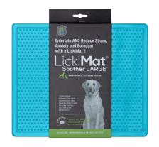 Лизальний килимок антистрес для собак LickiMat Soother X Large Turquoise, м'яка основа Лизальний килимок антистрес для собак LickiMat Soother X Large Turquoise, м'яка основа