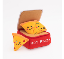 Мягкая игрушка для собак коробка для пиццы ZippyPaws Zippy Burrow Pizza Box с пищалкой Мягкая игрушка для собак коробка для пиццы ZippyPaws Zippy Burrow Pizza Box с пищалкой