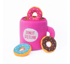Мягкая игрушка для собак кофе и пончик ZippyPaws Zippy Burrow Coffee and Donutz с пищалкой Мягкая игрушка для собак кофе и пончик ZippyPaws Zippy Burrow Coffee and Donutz с пищалкой