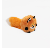 Мягкая игрушка для собак лисица ZippyPaws Bushy Throw Fox с пищалкой