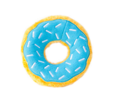 Мягкая игрушка для собак пончик черника ZippyPaws Donutz Blueberry с пищалкой Мягкая игрушка для собак пончик черника ZippyPaws Donutz Blueberry с пищалкой
