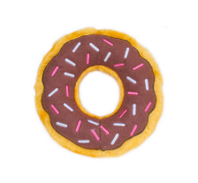 Мягкая игрушка для собак пончик шоколад ZippyPaws Donutz Chocolate с пищалкой Мягкая игрушка для собак пончик шоколад ZippyPaws Donutz Chocolate с пищалкой