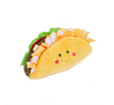 Мягкая игрушка для собак тако ZippyPaws NomNomz Taco с пищалкой