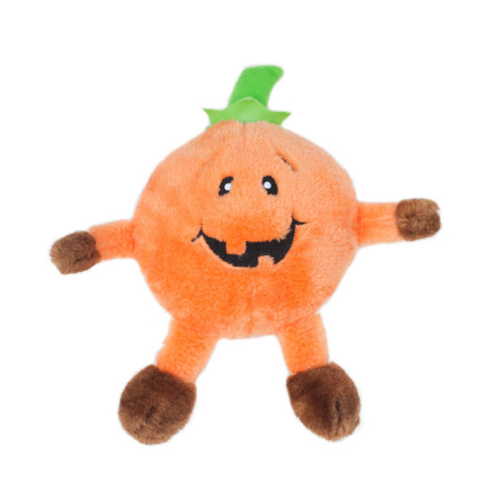 Мягкая игрушка для собак хеллоуин тыква ZippyPaws Brainey Pumpkin с пищалкой - фото 1