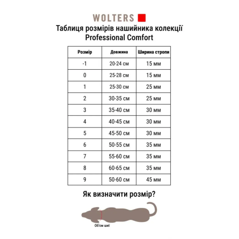 Ошейник для собак смягченный Wolters Professional Comfort 0 25-28 см / 15 мм Черный - фото 4
