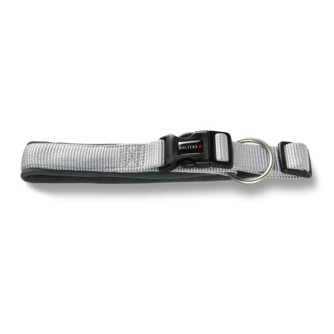Нашийник для собак пом&#039;якшений Wolters Professional Comfort -1 20-24 см / 15 мм Сріблястий - фото 1
