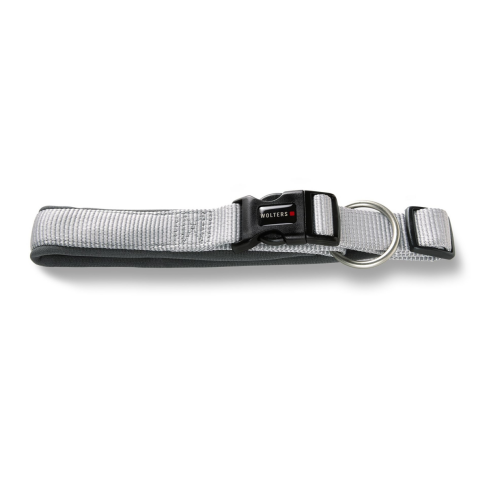 Нашийник для собак пом&#039;якшений Wolters Professional Comfort 8 60-65 см / 35 мм Сріблястий - фото 1
