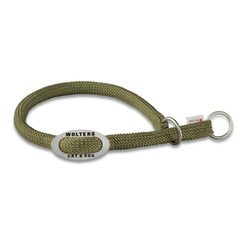 Ошейник канат для собак Wolters K2-Rope Programme 30 см / 9 мм Оливковый - фото 1
