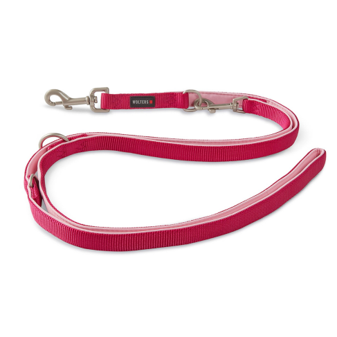 Повідець перестібка з нейлону Wolters Professional Comfort L 2 м / 20 мм Малиновий - фото 1 Повідець перестібка з нейлону Wolters Professional Comfort L 2 м / 20 мм Малиновий - фото 1
