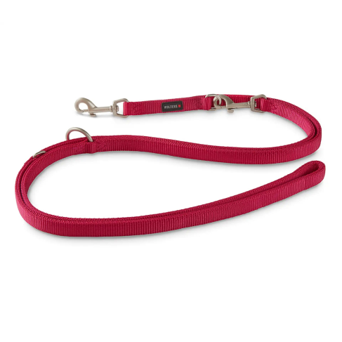 Повідець перестібка з нейлону Wolters Professional М 3 м / 15 мм Малиновий - фото 1