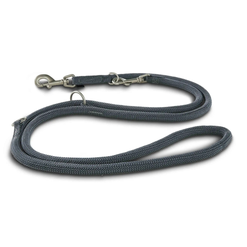 Поводок-канат перестежка свободные руки Wolters K2-Rope Programme 3 м / 13 мм Графитовый - фото 1 Поводок-канат перестежка свободные руки Wolters K2-Rope Programme 3 м / 13 мм Графитовый - фото 1
