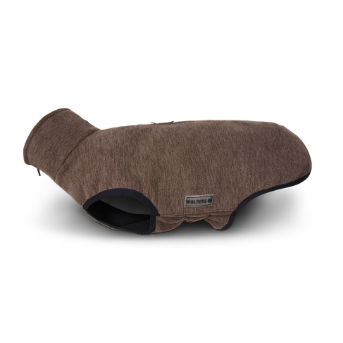 Флісова куртка для собак демісезонна Wolters Casual 48 см Коричневий - фото 1