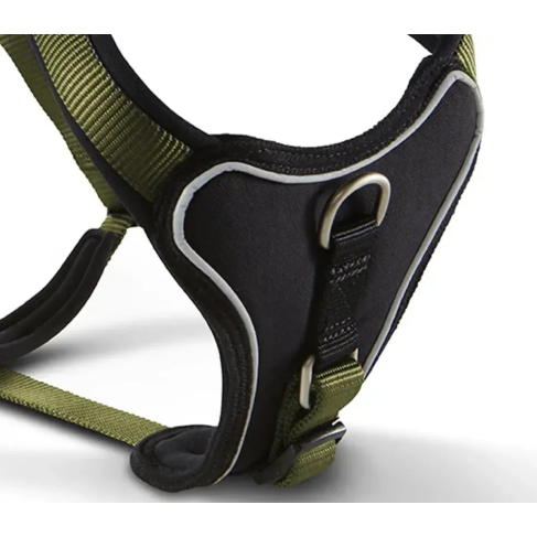 Шлейка для собак смягченная Wolters Professional Comfort 1 35-40 см / 25 мм Оливковый - фото 2