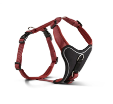 Шлейка для собак пом'якшена Wolters Professional Comfort 7 90-110 см / 35 мм Бордовий Шлейка для собак пом'якшена Wolters Professional Comfort 7 90-110 см / 35 мм Бордовий