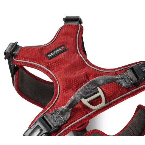 Шлейка для собак смягченная с ручкой Wolters Active Pro Comfort 7 80-95 см Красный - фото 2
