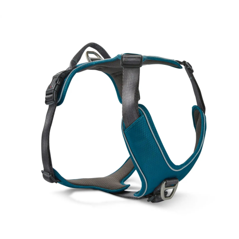 Шлейка для собак пом&#039;якшена з ручкою Wolters Active Pro Comfort 7 80-95 см Синій - фото 1