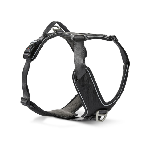 Шлейка для собак пом'якшена з ручкою Wolters Active Pro Comfort 1 40-47,5 см Чорний - фото 1