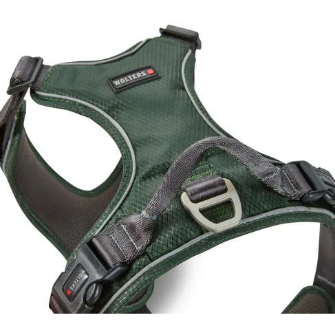 Шлейка для собак пом&#039;якшена з ручкою Wolters Active Pro Comfort 4 55-65 см Зелений - фото 3
