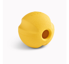 Игрушка мячик с отверстием для вкусняшек для собак Beco Pets Fetch Ball Желтый Игрушка мячик с отверстием для вкусняшек для собак Beco Pets Fetch Ball Желтый