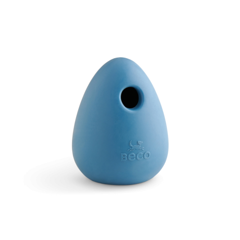 Игрушка с отверстием для вкусняшек для собак Beco Pets Boredom Buster Голубой - фото 1