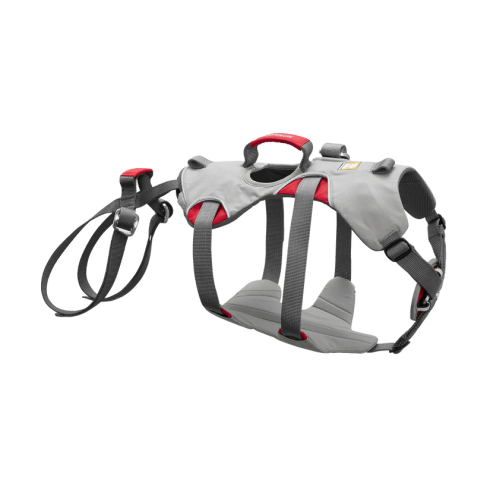 Шлейка для собак підвищеної міцності Ruffwear Doubleback™ XS 43-56 см Сірий - фото 1 Шлейка для собак підвищеної міцності Ruffwear Doubleback™ XS 43-56 см Сірий - фото 1